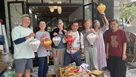 Singles to meet each other in Hoi An Lantern Making Shop
